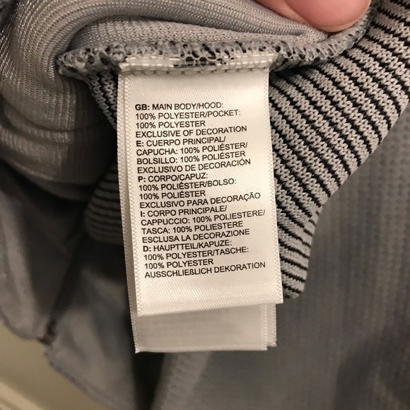 The North Face Sibley Fleece Hoodie Small Gray Jacket Sweatshirt Zip Up Knit - Picture 9 of 12